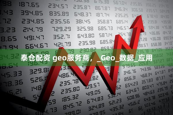 泰仓配资 geo服务商，_Geo_数据_应用