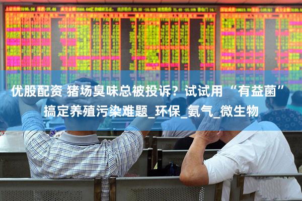 优股配资 猪场臭味总被投诉？试试用 “有益菌” 搞定养殖污染难题_环保_氨气_微生物
